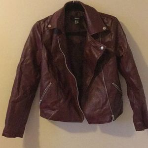 Fake leather jacket